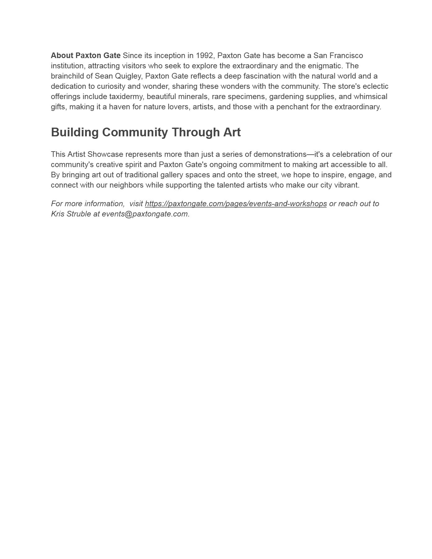 Press release, page 2
