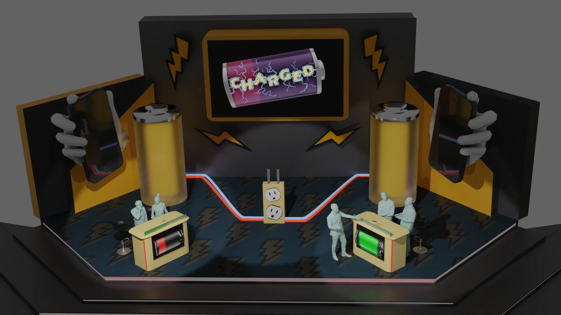 CHARGED stage progress render 5